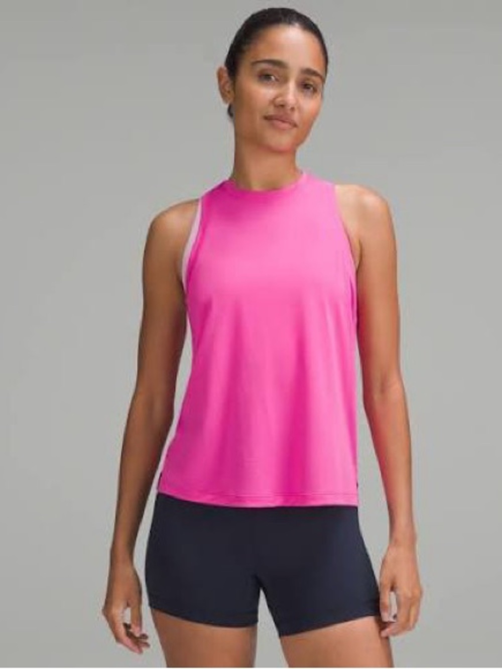 lululemon Ultralight Hip-Length Tank Top Pow Pink Size 8